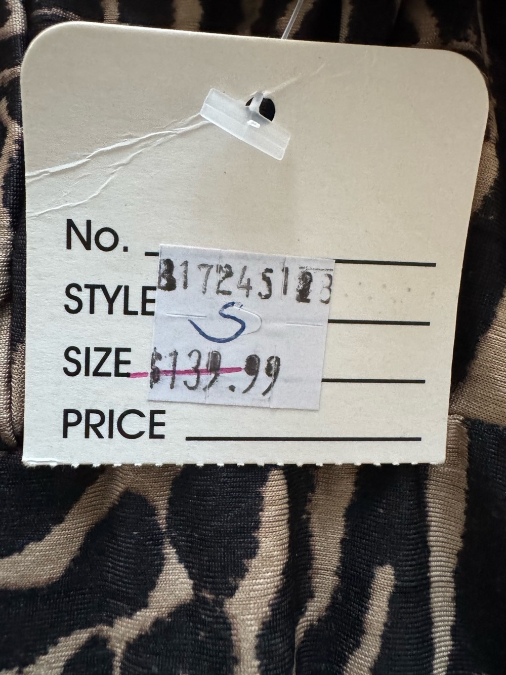 Cameo Zebra Animal Print Long Sleeve Belted Wide Leg Jumpsuit Beige Black - Picture 5 of 7